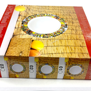 6 Ethiopian Traditional Dinner Plates | 6 የባህላዊ መመገቢያ ሳህኖች